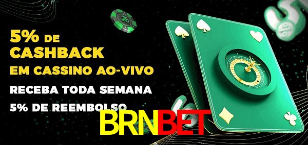 Promoções do cassino ao Vivo BRNBET